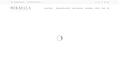 Desktop Screenshot of mikaellabridal.com
